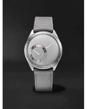 Ressence Type 9 Automatic 39Mm Titanium And Woven Watch - Black