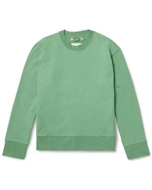 Folk Anniversary Cotton-jersey Sweatshirt - Green