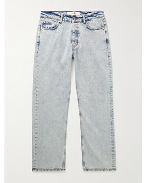 Séfr Jeans A Gamba Dritta - Blu
