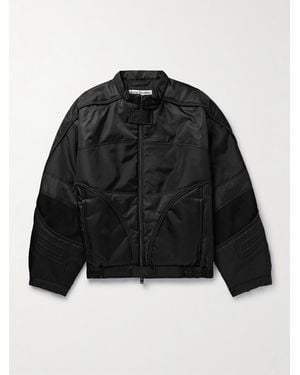 Acne Studios Wattierte Jacke aus Drillich und Canvas - Schwarz