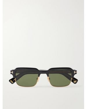 Tom Ford Icon Square-Frame Acetate Sunglasses - Green
