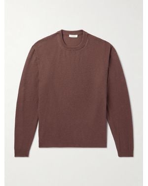 Miles Leon Elio Organic Cotton Jumper - Brown