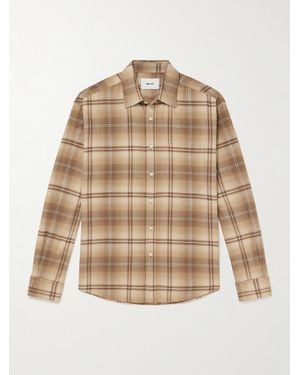NN07 Deon 5465 Organic Cotton-Flannel Shirt - Natural