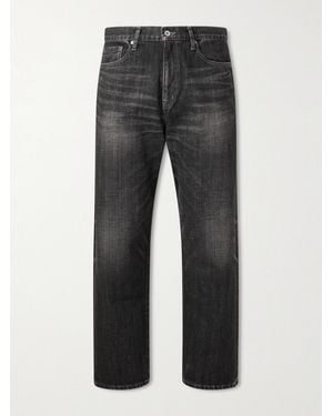 Neighborhood Straight-Leg Selvedge Jeans - Grey