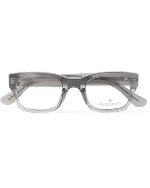 Kingsman Cutler And Gross 0868 Square-Frame Acetate Optical Glasses - Multicolor