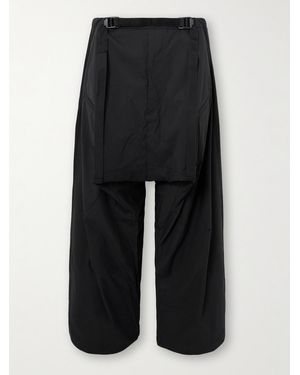 ACRONYM Pantaloni Cargo A Gamba Larga A Strati - Nero