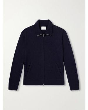 NN07 6398 Merino Wool-Felt Jacket - Blue
