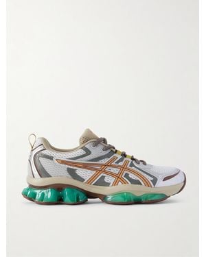 Asics Gel-Quantum Kinetic Rubber-Trimmed Mesh Trainers - Green