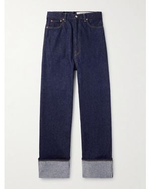 Kapital New Momonroe Wide-Leg Jeans - Blue