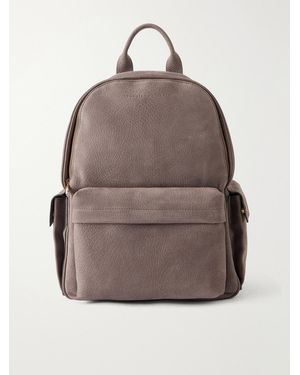Brunello Cucinelli Nubuck Backpack - Gray