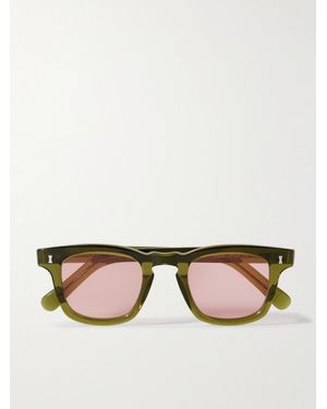 MR P. Cubitts Procida D-Frame Acetate Sunglasses - Green