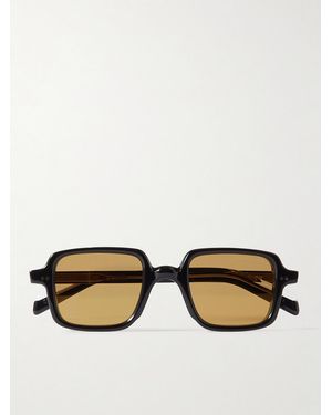 Cutler and Gross Gr02 Rectangle-Frame Acetate Sunglasses - Black