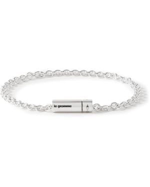 Le Gramme 11G Recycled Sterling Chain Bracelet - White