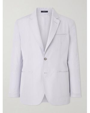 Tom Ford Parachute Poplin Blazer - Blue