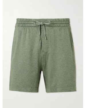 lululemon Straight-leg Stretch Recycled-jersey Shorts - Green