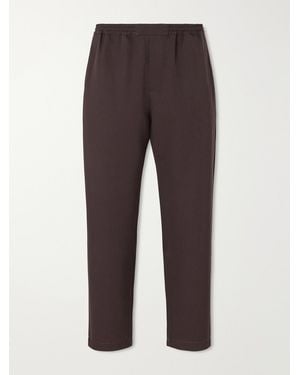 A Kind Of Guise Banasa Tapered Wool Trousers - Brown