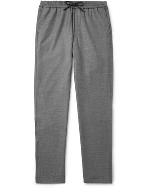 Sease Mindset Straight-Leg Stretch Virgin Wool-Flannel Pants - Gray