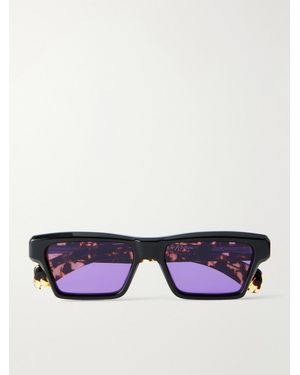 Jacques Marie Mage Haider Ackermann Melchior Square-Frame Acetate Sunglasses - Purple