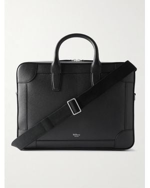 Mulberry Belgrace Full-Grain Leather Briefcase - Black