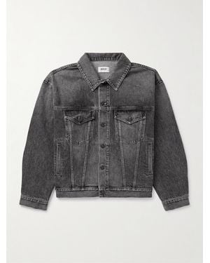 Agolde Stefano Denim Trucker Jacket - Grey