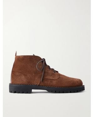 Yuketen Farmers Suede Chukka Boots - Brown
