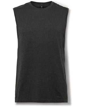 lululemon Metal Vent Tech Stretch-Mesh Tank Top - Black