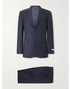 Canali Wool-twill Suit - Blue