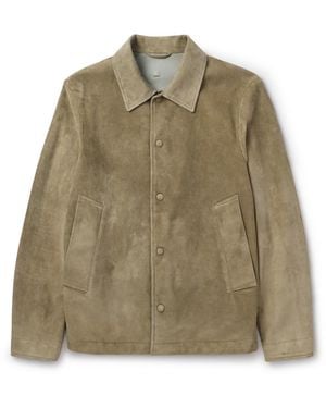 Valstar Ted Suede Coach Jacket - Green