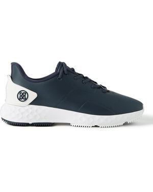 G/FORE Mg4 Rubber-Trimmed Coated-Mesh Golf Shoes - Blue
