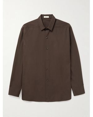 Fear Of God Eternal Cotton-Blend Poplin Shirt - Brown