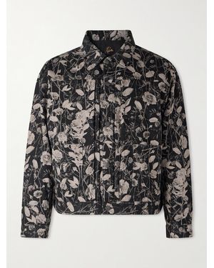 Needles Printed Denim Jacket - Black