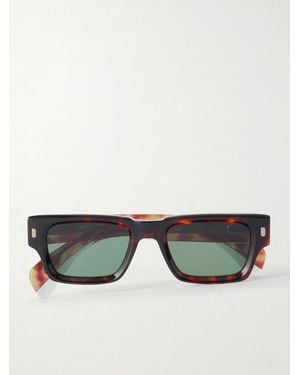 sato Sira Square-Frame Acetate Sunglasses - Multicolour