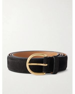 Morjas 3Cm Suede Belt - Black