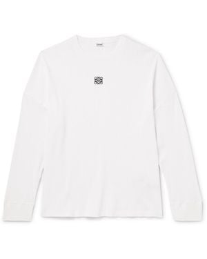 Loewe Long-Sleeve Logo T-Shirt in Black for Men | Lyst