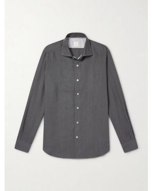 Eleventy Linen Shirt - Grey