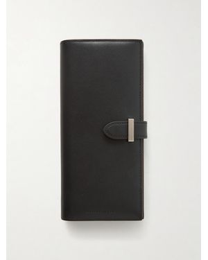 dunhill Alfred Patina-Leather Billfold Wallet - Schwarz