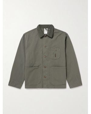 Nudie Jeans Howie Cotton-canvas Chore Jacket - Green
