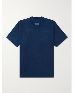 Blue Blue Japan Dyed Cotton-Jersey T-Shirt - Blue
