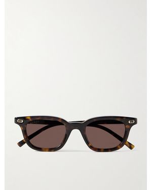 Gucci D-Frame Tortoiseshell Acetate Sunglasses - Brown