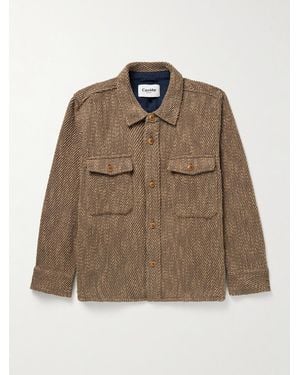 Corridor NYC Leibes Cotton-Twill Shirt Jacket - Brown
