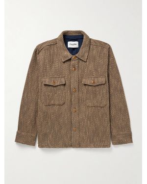 Corridor NYC Leibes Cotton-Twill Shirt Jacket - Brown