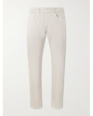 Peter Millar Fairfield Straight-leg Garment-dyed Jeans - Natural