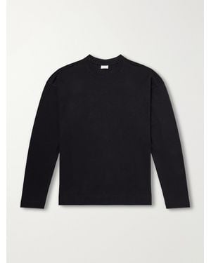 Dries Van Noten Hegland Cotton-Jersey T-Shirt - Blue