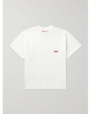 CHERRY LA T-Shirt aus Baumwoll-Jersey mit Logoprint - Weiß