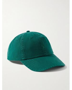 Polo Ralph Lauren Logo-Embroidered Cotton-Twill Baseball Cap - Green