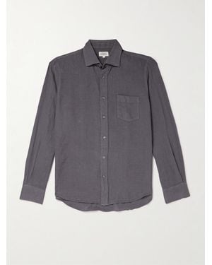 Hartford Paul Pat Linen Shirt - Purple