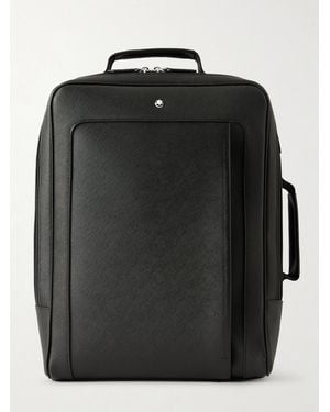 Montblanc Companion Cross-Grain Leather Backpack - Black