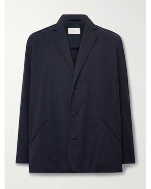 The Row Albert Cotton Suit Jacket - Blue