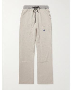 Kapital Flared Cotton-Jersey Joggers - White