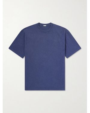 A.PRESSE Cotton-Jersey T-Shirt - Blue
